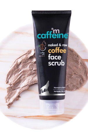 mCaffeine Coffee Face Scrub for Blackhead and Tan Removal with Argan Oil & Walnut (100g)