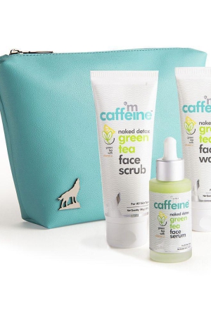 mCaffeine Summer Friendly Green Tea Face Purifying Kit