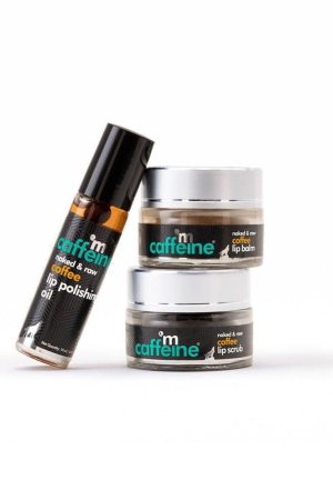 mCaffeine Coffee Lip Kit For Chapped & Pigmented Lips - 100% Vegan