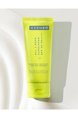 Hyphen SPF 51 Sunscreen Cream For All Skin Type ( Pack of 1 )