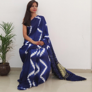 Buy Mangalagiri Hand Woven Cotton Saree With 2 Blouses Online