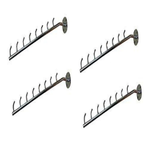 Buy Q1 Beads 12 Pcs 4 Stainless Steel Gridwall Panel Display Hook