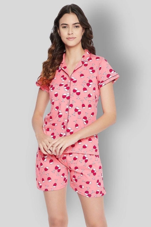 clovia-pink-cotton-womens-nightwear-nightsuit-sets-pack-of-2-m