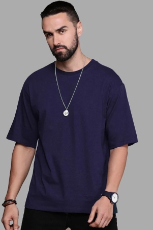 leotude-cotton-blend-oversized-fit-solid-half-sleeves-mens-t-shirt-navy-pack-of-1-none