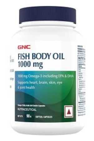 GNC Fish Body Oil  Softgel  1000mg 1x90