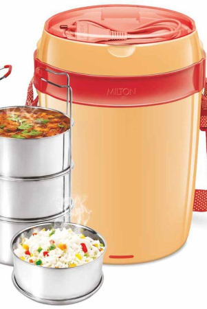 milton-futron-stainless-steel-electric-lunch-box-4-containers-360-ml-orange