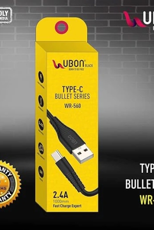 ubon-wr-560-fast-24a-typec-charging-cable-white