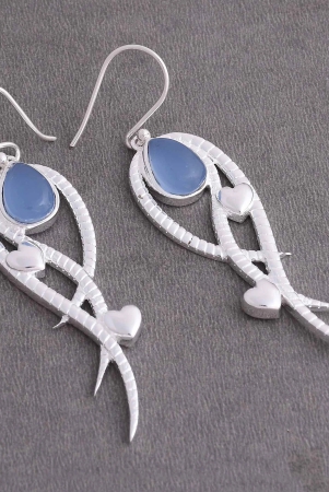 rhodium-plated-blue-chalcedony-designer-earrings-for-women