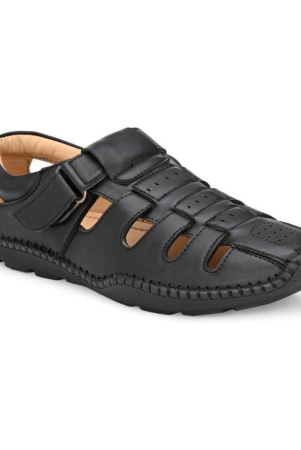 shences-black-faux-leather-sandals-6