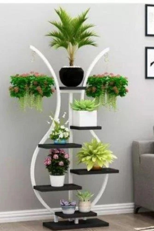 decorative-iron-6-tier-flower-pot-holder-shelf-indoor-outdoor-metal-plant-stand-space-saving-garden-planter-for-multiple-pots-white-black