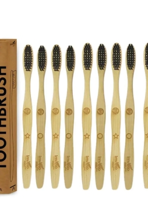 Imvelo Bamboo Toothbrush Adult Pack of 10