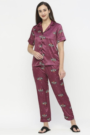 smarty-pants-mauve-satin-womens-nightwear-nightsuit-sets-pack-of-1-none