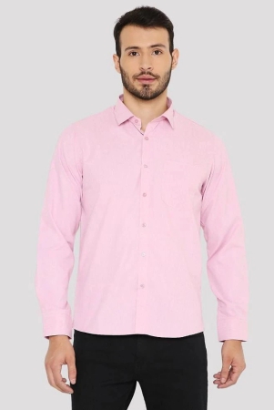 maharaja-cotton-blend-slim-fit-solids-full-sleeves-mens-casual-shirt-pink-pack-of-1-none