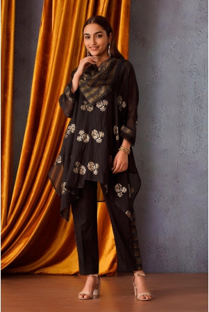 black-sequin-embroidered-asymmetric-tunic-with-cowl-neck-xs-with-pants