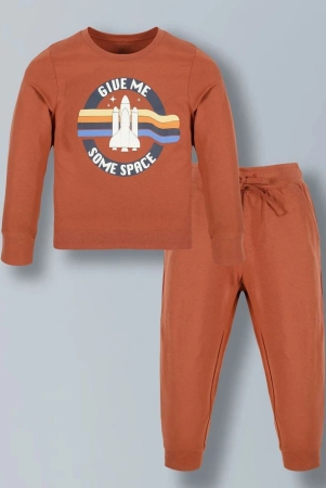 plum-tree-orange-cotton-boys-t-shirt-trackpants-pack-of-1-none