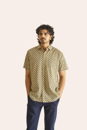 mustard-motif-ivory-handblock-printed-cotton-shirt-l