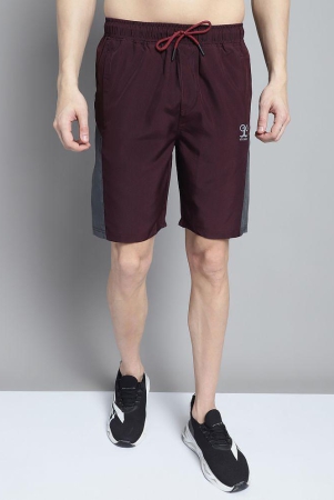 9ty3ree-maroon-polyester-mens-shorts-pack-of-1-none