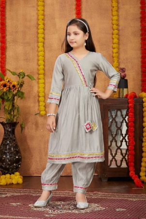 aarika-girls-silk-patiala-kurta-set-pack-of-1-grey-none