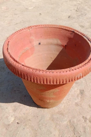 8-inch-plain-collar-clay-pot