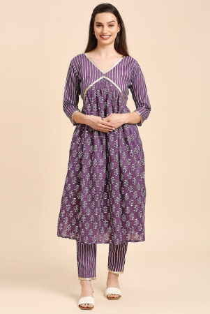 gufrina-cotton-printed-kurti-with-pants-womens-stitched-salwar-suit-purple-pack-of-1-none