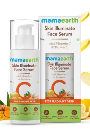 mamaearth-skin-illuminate-face-serum-with-vitamin-c-turmeric-for-radiant-skin-30g