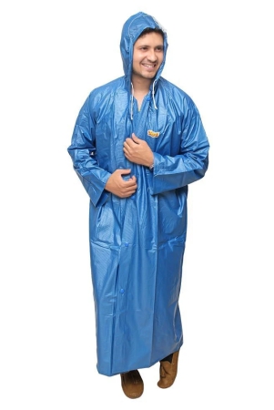 Goodluck Blue Rain Coat - XL