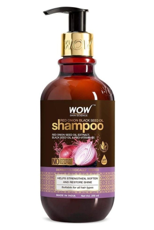 wow-skin-science-red-onion-black-seed-oil-shampoo-with-red-onion-seed-oil-extract-black-seed-oil-pro-vitamin-b5-250ml