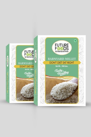 future-foods-premium-barnyard-millet-jhangorasanwa-gluten-free-good-source-of-protein-fiber-with-more-iron-zinc-content-ideal-for-celiac-diabetes-patients-900g-pack-of-2