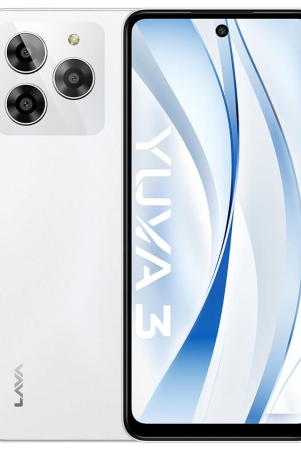 Lava Yuva 3 (Galaxy White,4+4*GB RAM,UFS 2.2 128GB Storage) |Octacore Processor|18W Fast Charging|90Hz Punch Hole Display|13MP AI Triple Camera|Side Fingerprint Sensor