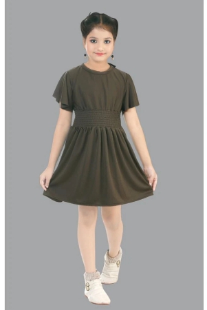 coxxup-olive-crepe-girls-fit-and-flare-dress-pack-of-1-none