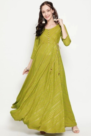 antaran-green-flared-viscose-womens-stitched-ethnic-gown-pack-of-1-none