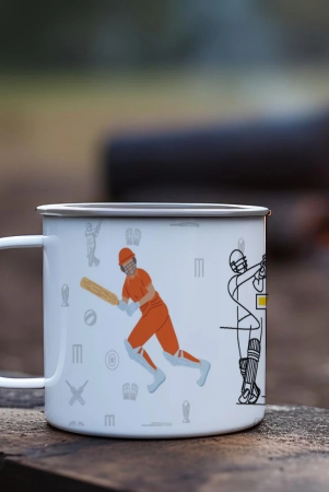 indigifts-cricket-enamel-mug-250-mlunbreakable-coffee-tea-cupcricket-t20-printsafe-for-kidsdrinking-tea-cup-for-outdoor-indoorwhite