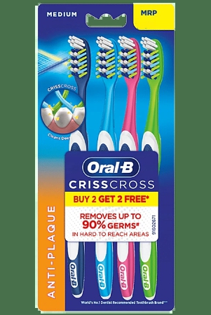 oral-b-antiplaque-criss-cross-toothbrush-medium-4-pcs