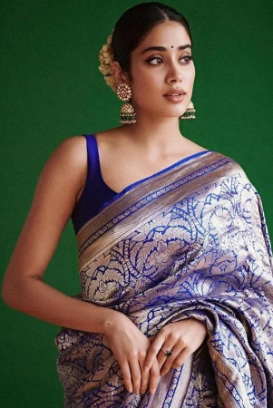 blue-pure-pure-banarasi-silk-with-confounding-blouse-piece