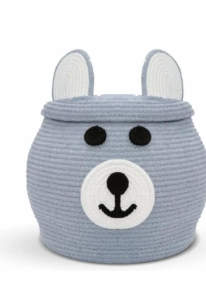 kids-toy-storage-basket-with-lid-grey