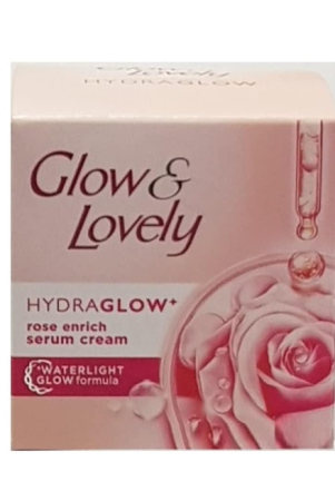 GLOW AND LOVELY HYDRA GLOW ROSE ENRICH SERUM FACE CREAM 25g