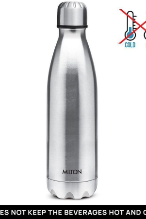 Milton - SHINE 1000 Silver Water Bottle 900 mL ( Set of 1 ) - Silver