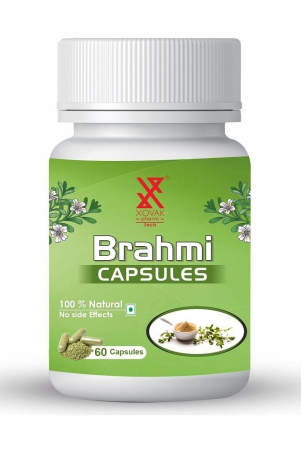 xovak-pharmtech-organic-brahmi-capsule-50-gm-pack-of-1