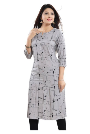 meher-impex-light-grey-cotton-womens-front-slit-kurti-pack-of-1-xs