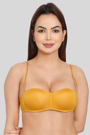 ilraso-mustard-polyester-lightly-padded-womens-balconette-bra-pack-of-1-none