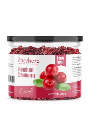 zucchero-premium-dried-cranberry-200-gm-sweet-tangy-99-fat-free-antioxidant-rich