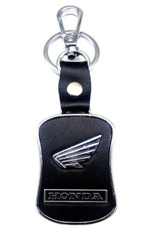 honda-leather-metal-hook-locking-key-chain