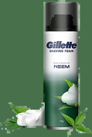 Gillette Neem Shaving Foam, 196 Gm