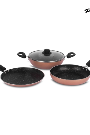 palomino-non-stick-aluminium-cookware-set-of-fry-pan-tawagriddle-and-kadhaiwok-with-glass-lid-copper-set-of-4-non-induction-base-non-stick-coated-cookware-set-aluminium-4-piece