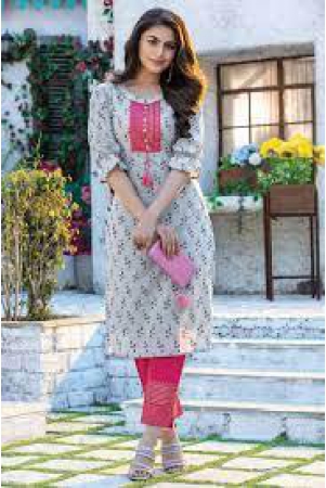 white-flowral-kurti