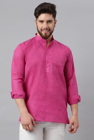 kloset-by-riag-magenta-cotton-mens-shirt-style-kurta-pack-of-1-none