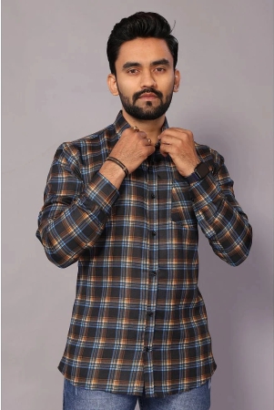 anand-cotton-blend-regular-fit-checks-full-sleeves-mens-casual-shirt-multicolor-pack-of-1-none