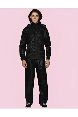 ppthefashionhub-black-polyester-mens-rain-suit-pack-of-1-m