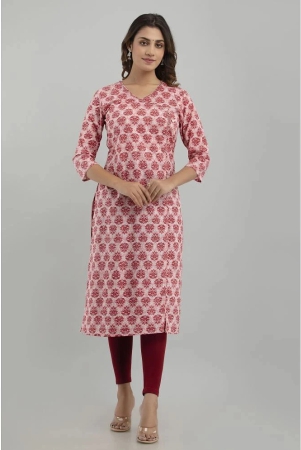 frionkandy-red-cotton-womens-straight-kurti-pack-of-1-none