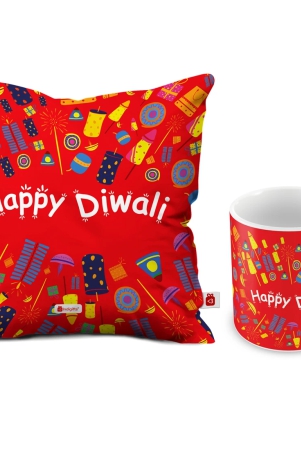 indigifts-diwali-decoration-items-happy-diwali-quote-red-cushion-cover-12x12-with-filler-mug-diwali-gift-items-dipawali-gift-items-dipawli-gifts-deepawali-greetings-deepavali-decoration